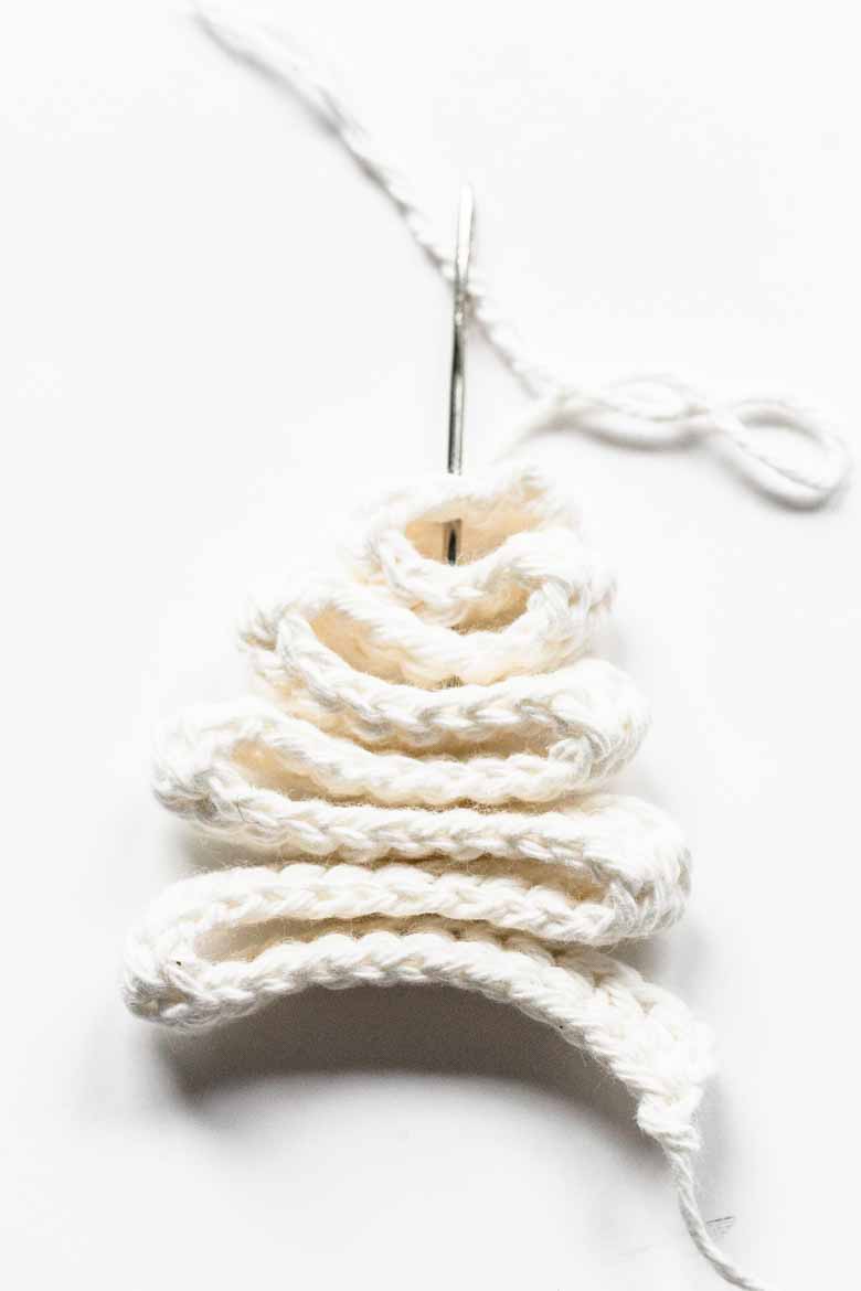 Crochet Ribbon Christmas Tree Pattern Crochet and Stitches